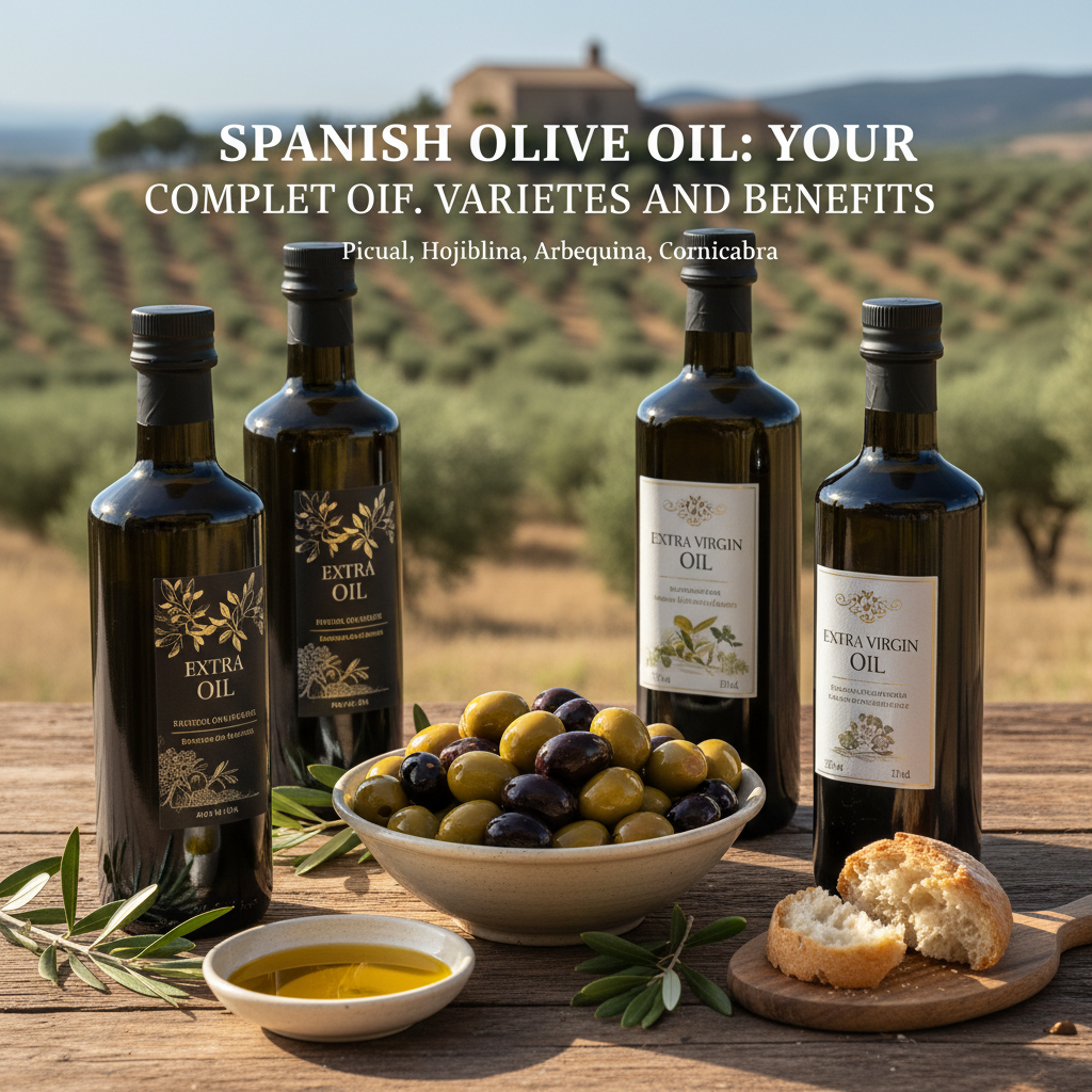 Huile d'Olive Espagnole : Votre Guide Complet des Variétés et Bienfaits
